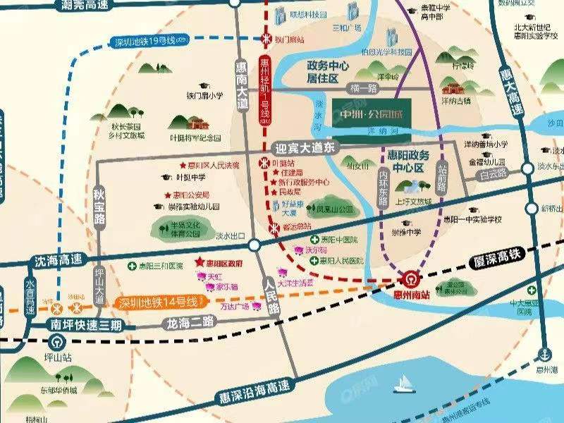 中洲公園城，河谷花園-均價11880元/平