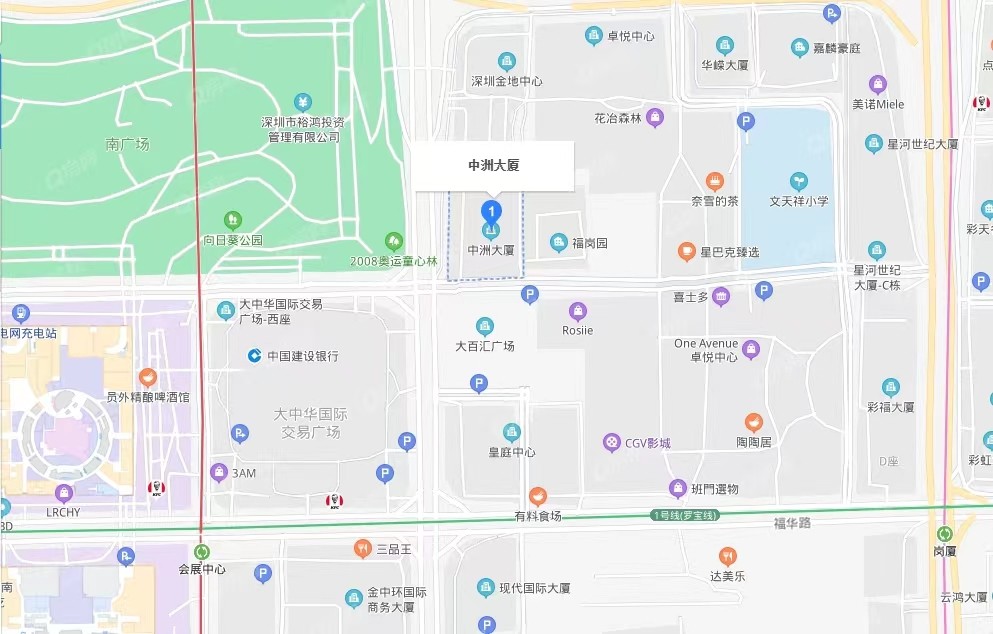 中洲大廈，福崗園二期-均價(jià)340元/平