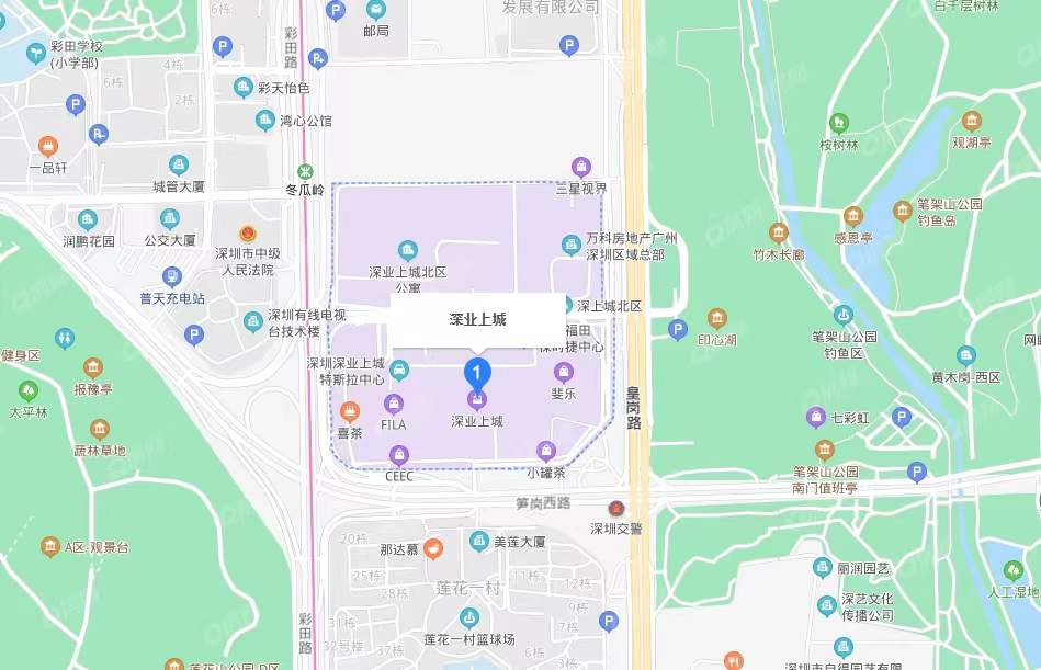 深業(yè)上城研發(fā)大廈，深圳上城南區(qū)-均價(jià)200元/平