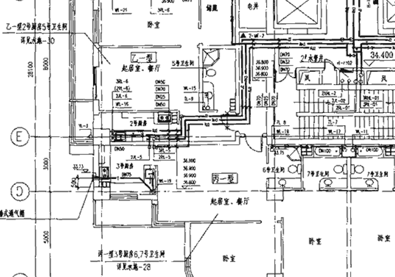 近幾年的新房一樓二樓排水都是怎么設(shè)計(jì)的